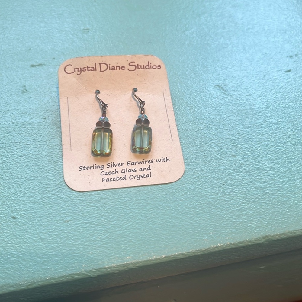 Crystal Diane Studios Czech Glass Earrings